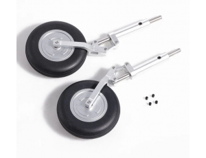 FMS Integral 80mm EDF Jet Main Landing Gear Strut & Wheel Set 